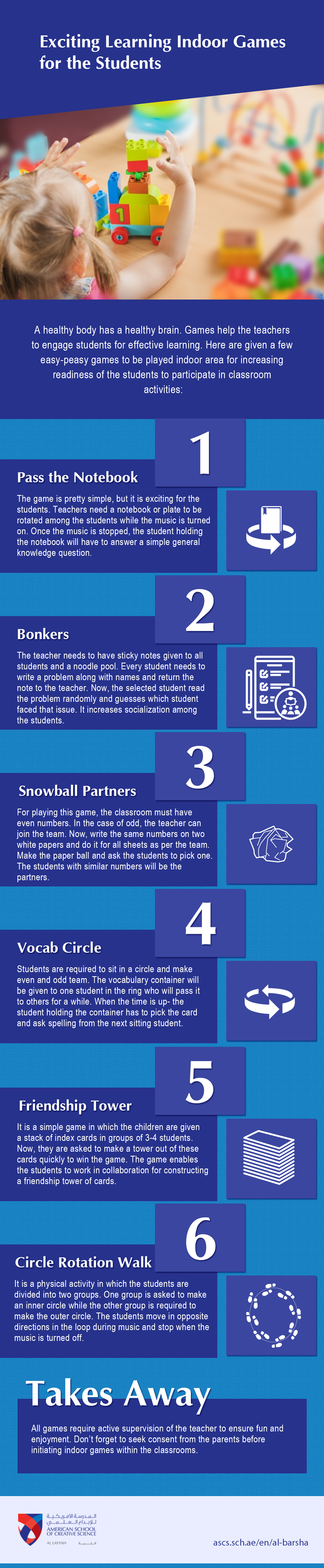 Exciting Learning Indoor Games for the Students